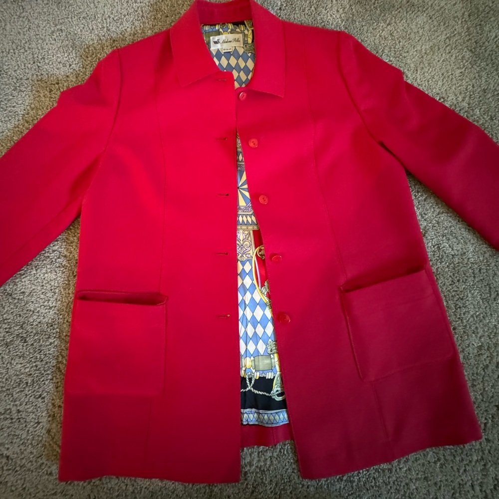 VINTAGE Madame Polla Button down jacket